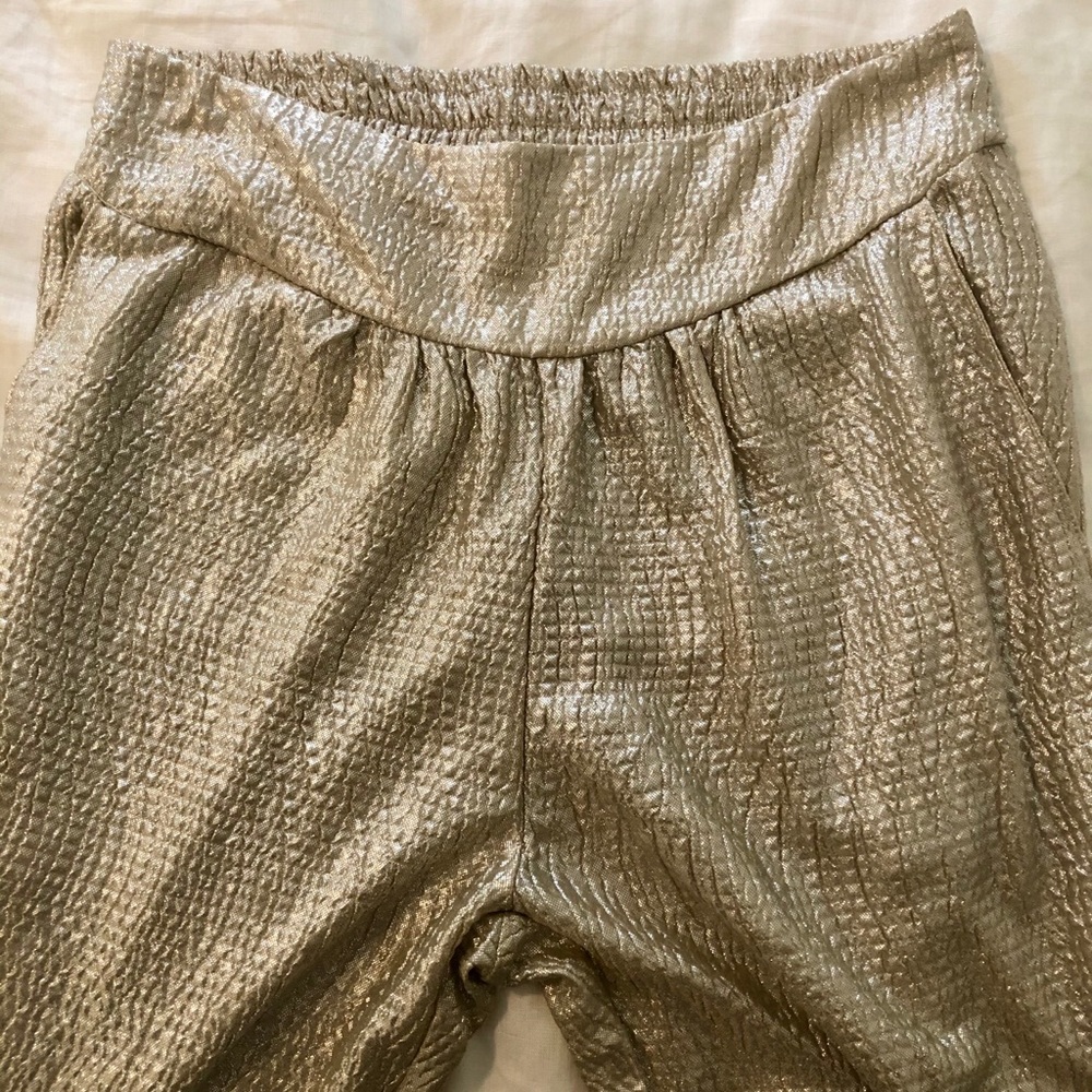 Knot Sisters Gold Pants